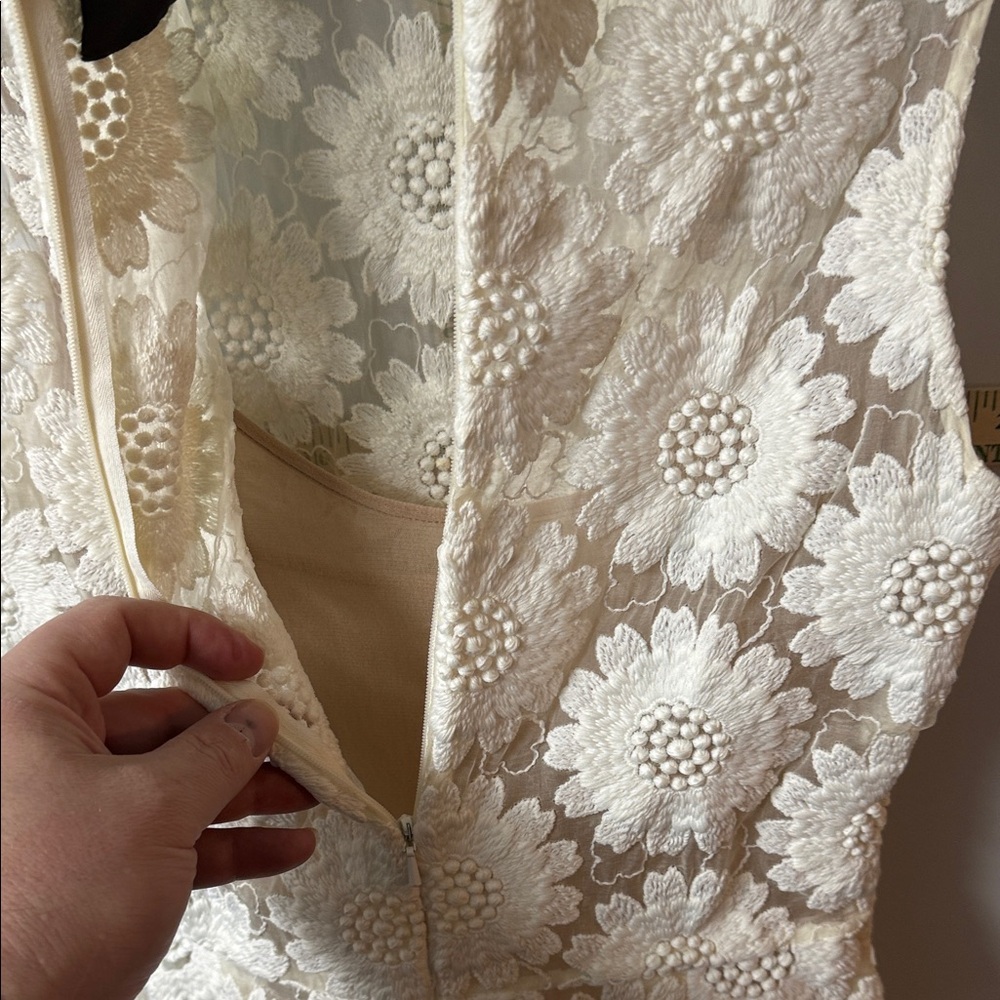 Simone Rocha Ivory Floral Mini Dress - VERY RARE! - Picture 10 of 10